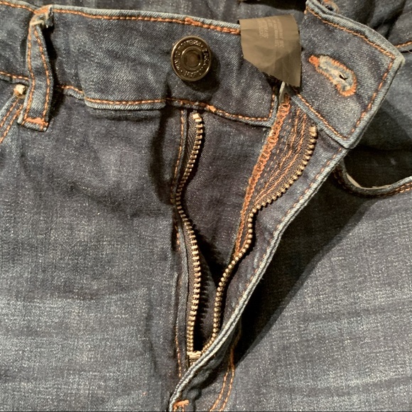 Zara High Waisted Dark Stretchy Jeans - Picture 7 of 9